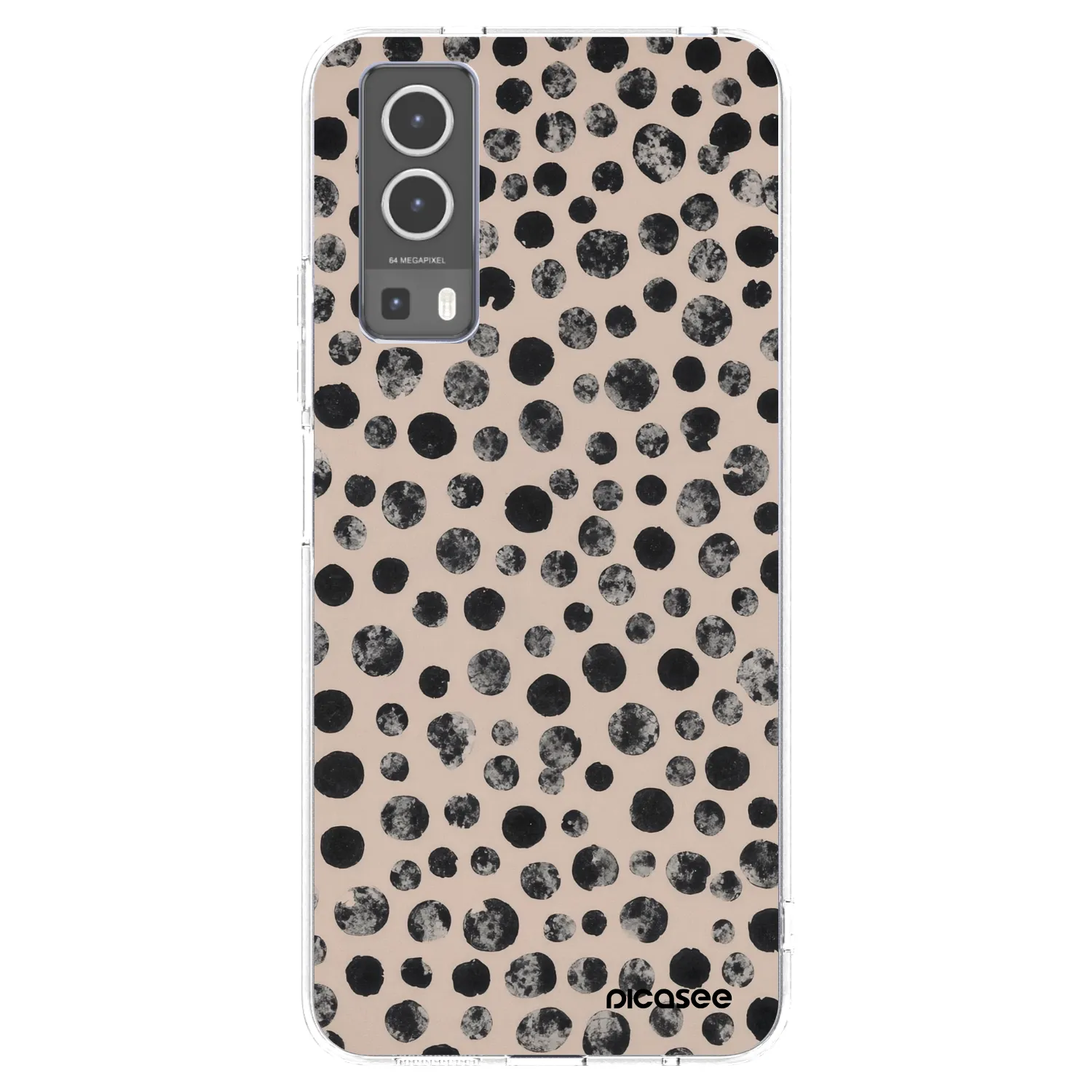Picasee husă transparentă din silicon pentru Vivo Y72 5G - Dots