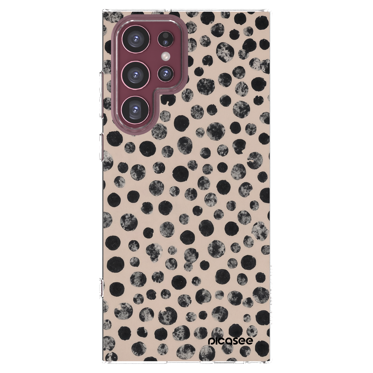 Picasee husă transparentă din silicon pentru Samsung Galaxy S22 Ultra 5G - Dots