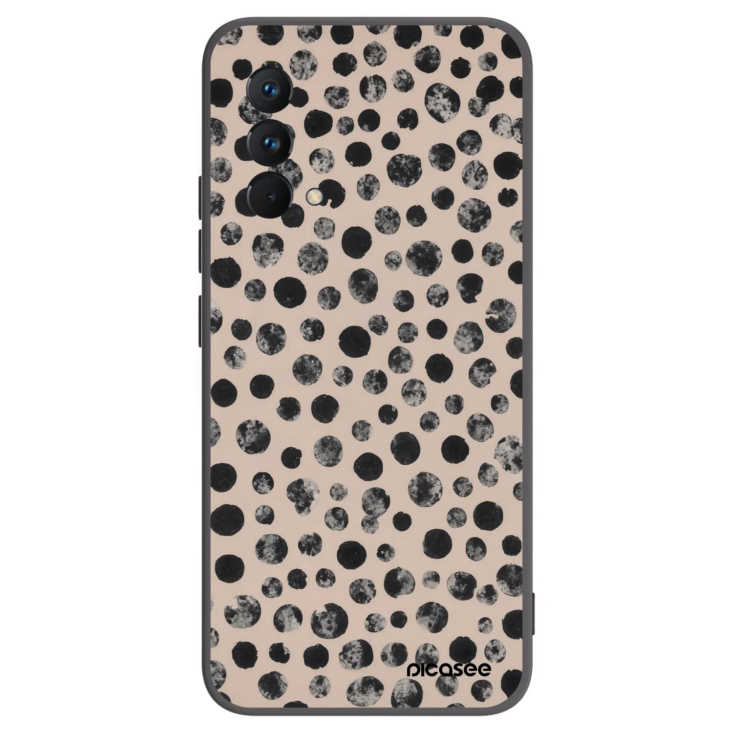 Picasee husă neagră din silicon pentru Realme GT Master Edition 5G - Dots