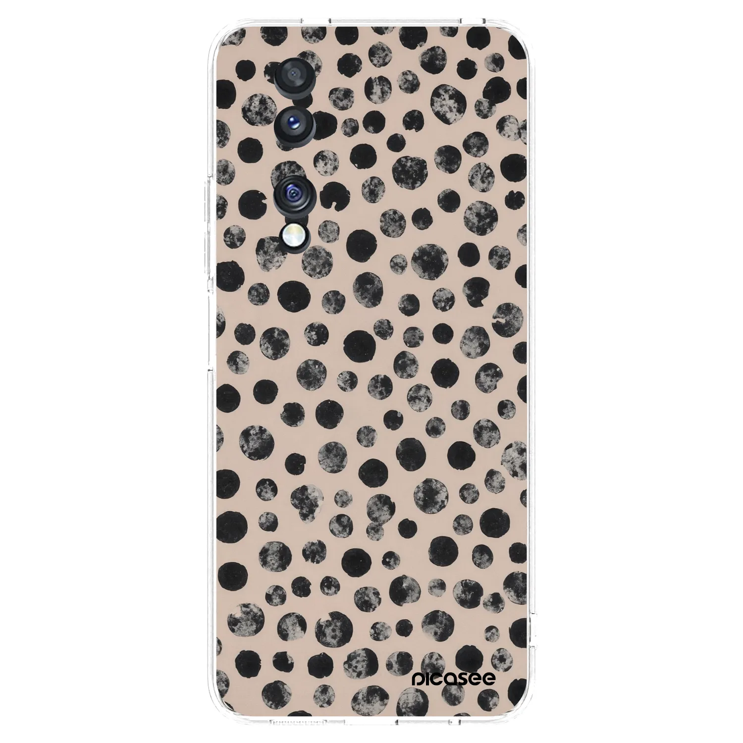 Picasee husă transparentă din silicon pentru Honor 70 - Dots