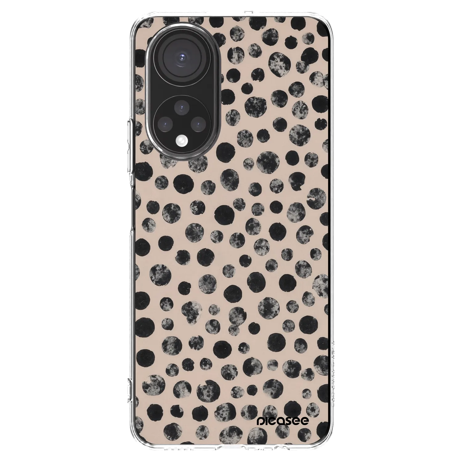Picasee husă transparentă din silicon pentru Honor X7 - Dots