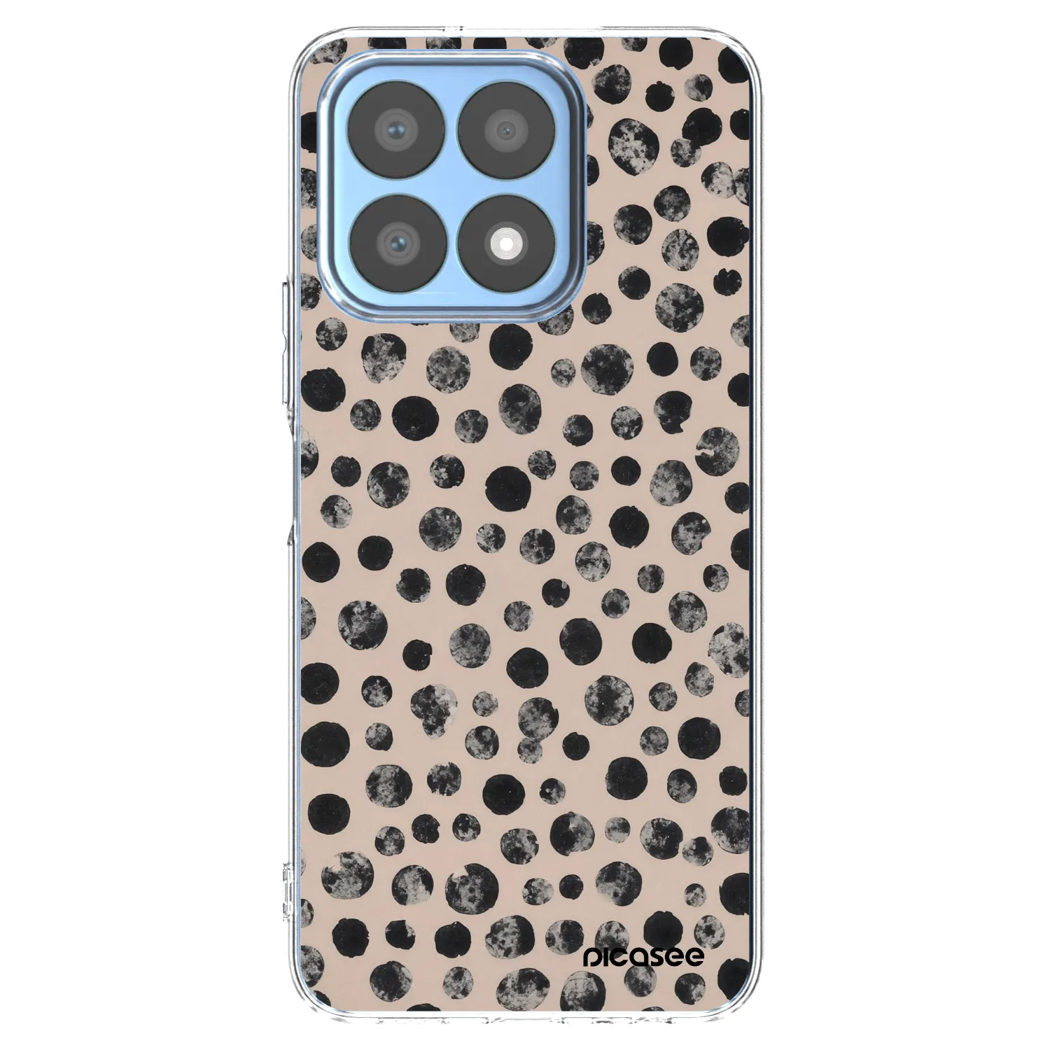 Picasee husă transparentă din silicon pentru Honor X8a - Dots