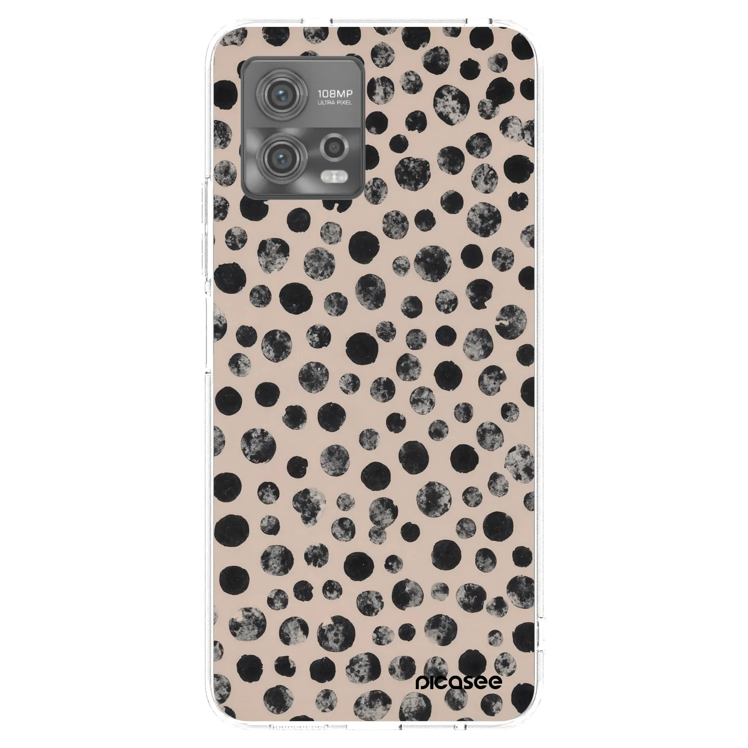 Picasee husă transparentă din silicon pentru Motorola Moto G72 - Dots