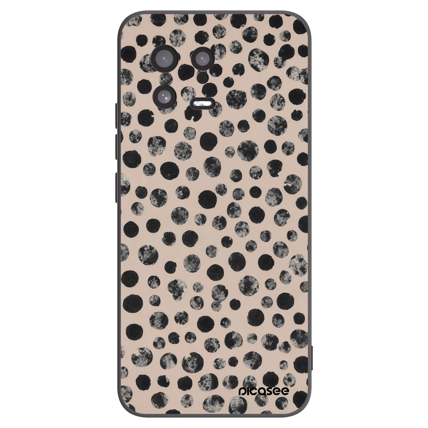 Picasee husă neagră din silicon pentru Xiaomi 13 - Dots