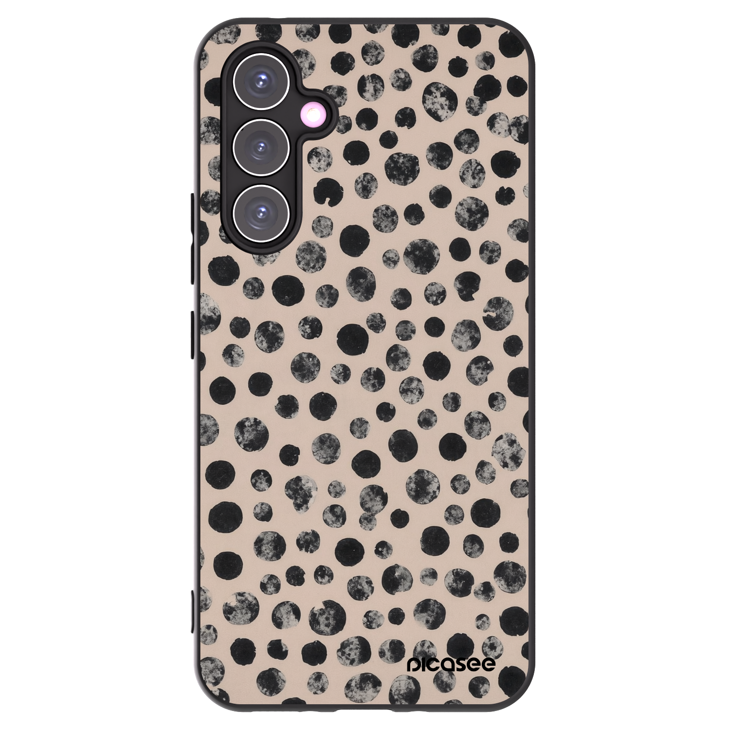 Picasee husă neagră din silicon pentru Samsung Galaxy A54 5G A546B - Dots