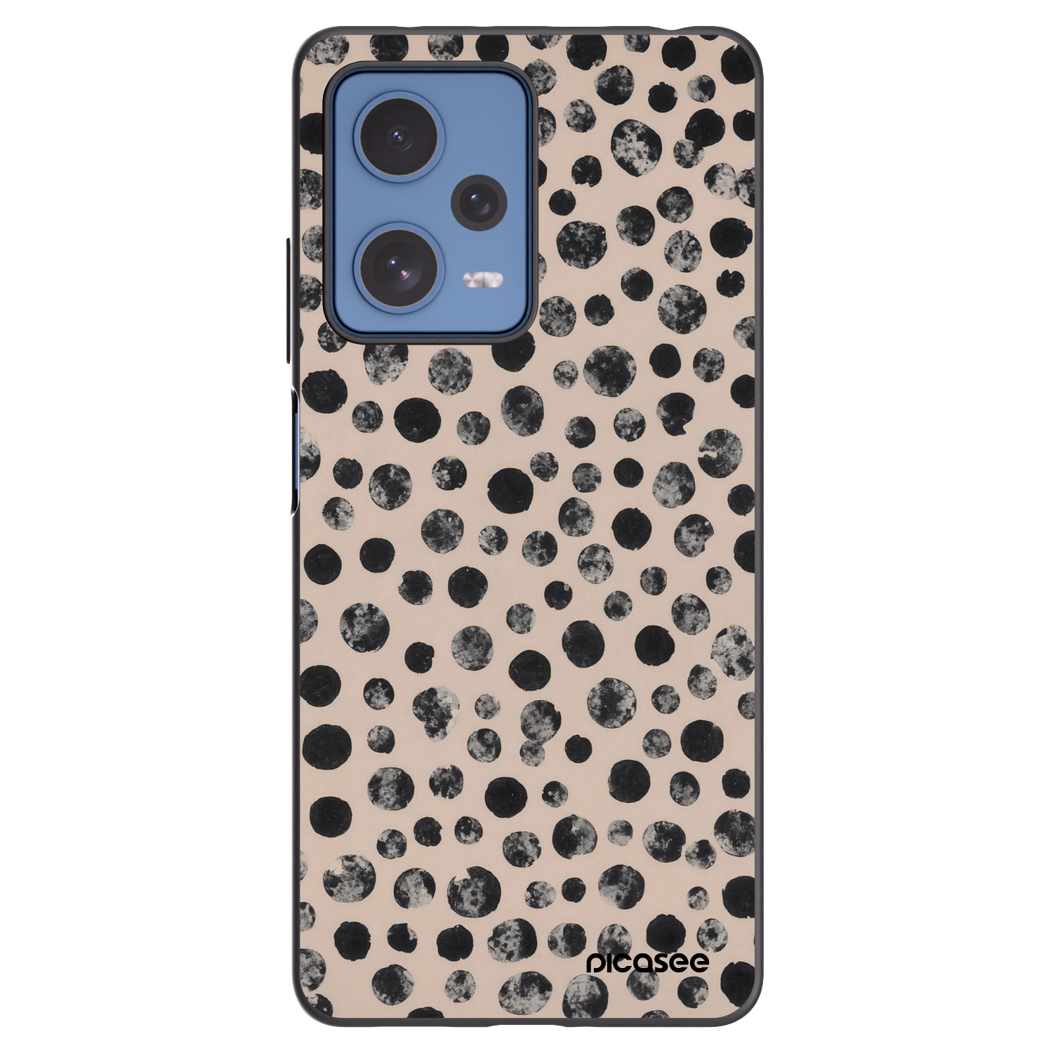 Picasee husă neagră din silicon pentru Xiaomi Redmi Note 12 Pro 5G - Dots