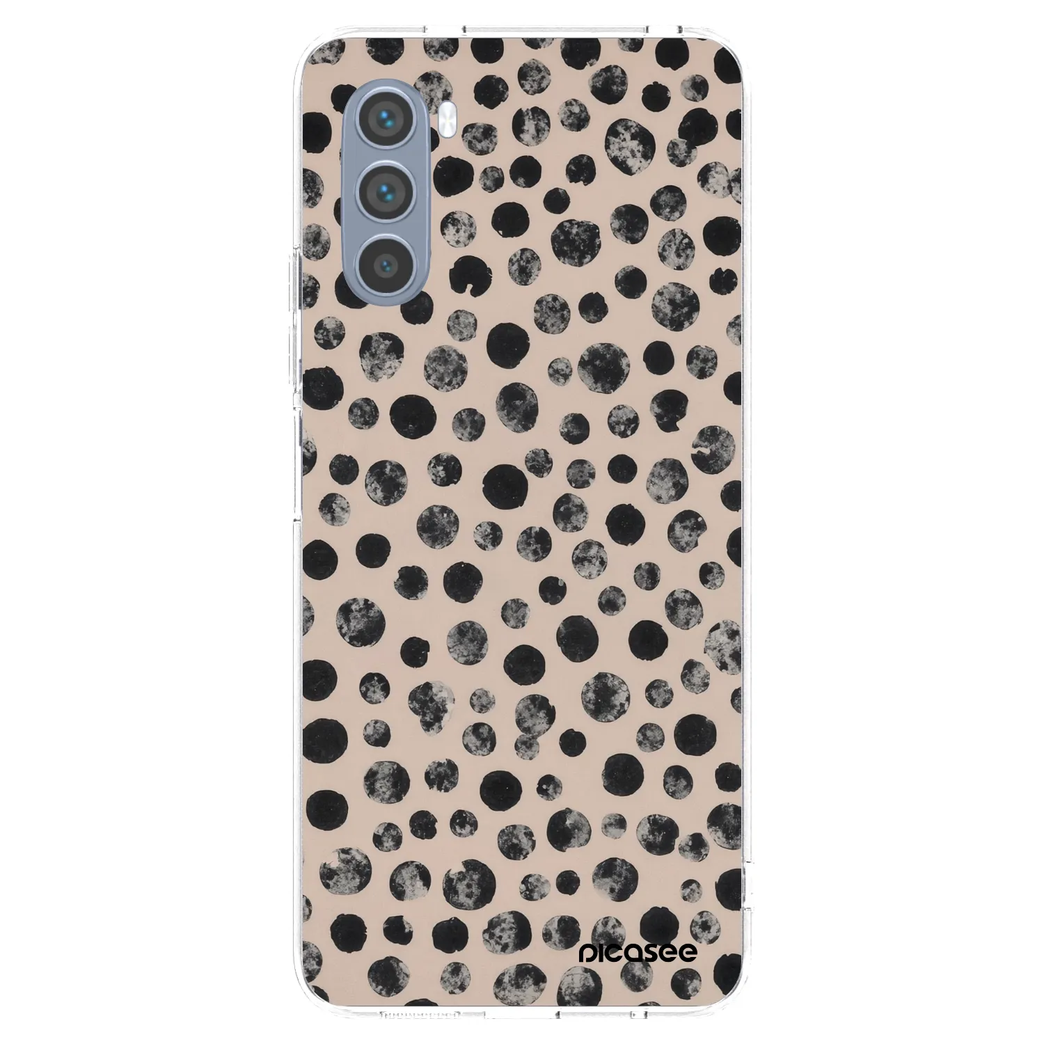 Picasee husă transparentă din silicon pentru Motorola Moto G62 - Dots
