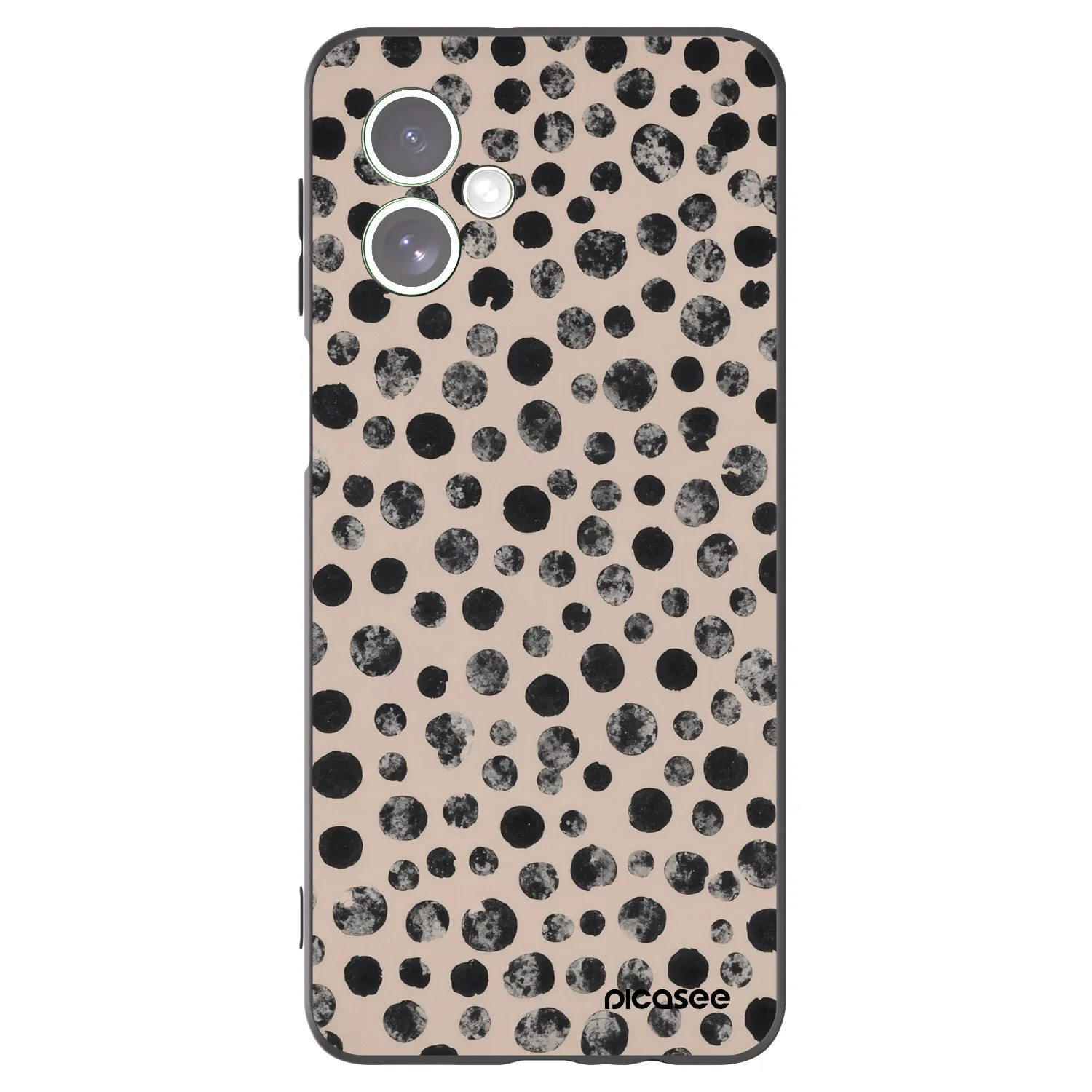 Picasee husă neagră din silicon pentru Motorola Moto G54 5G - Dots