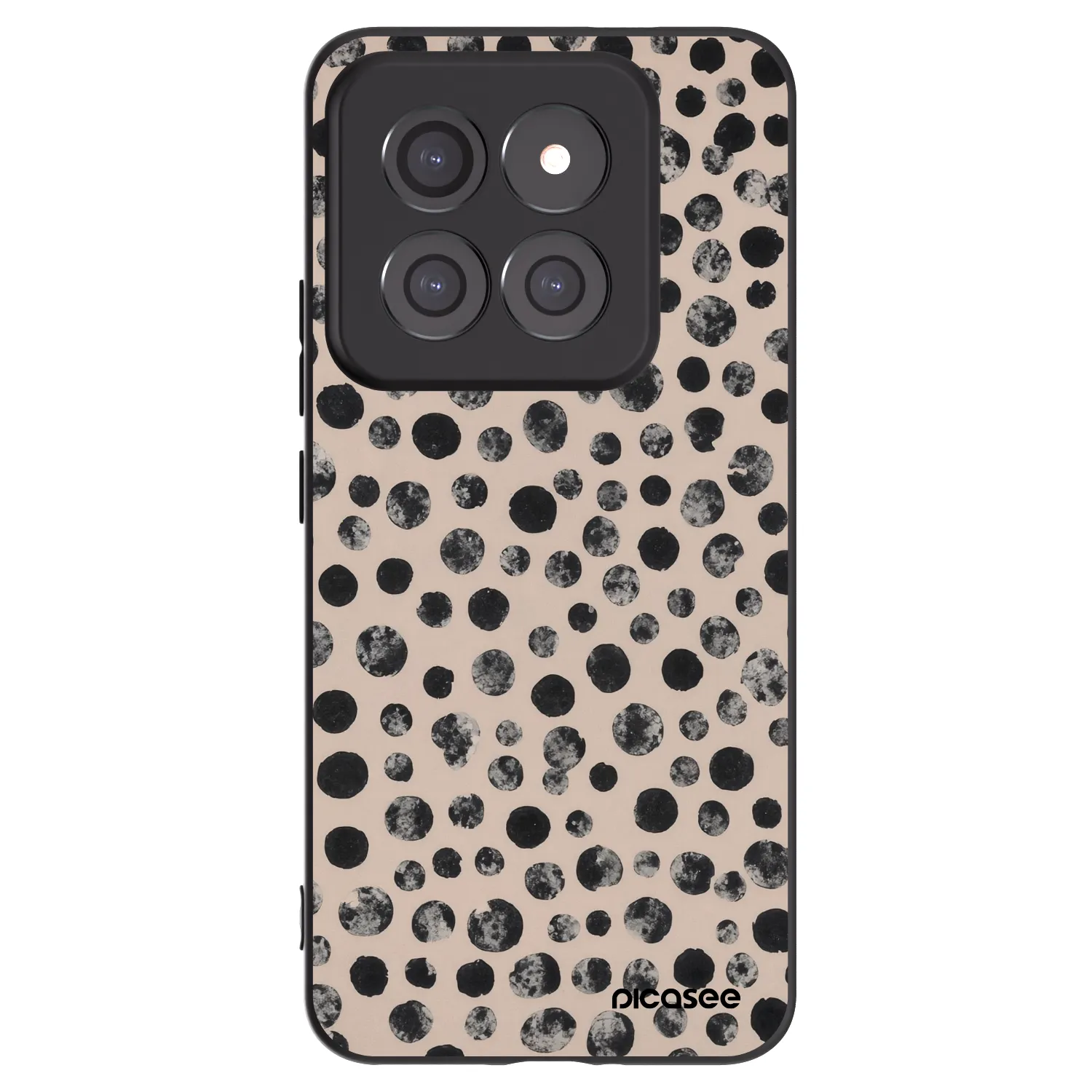 Picasee husă neagră din silicon pentru Xiaomi 14 Pro - Dots