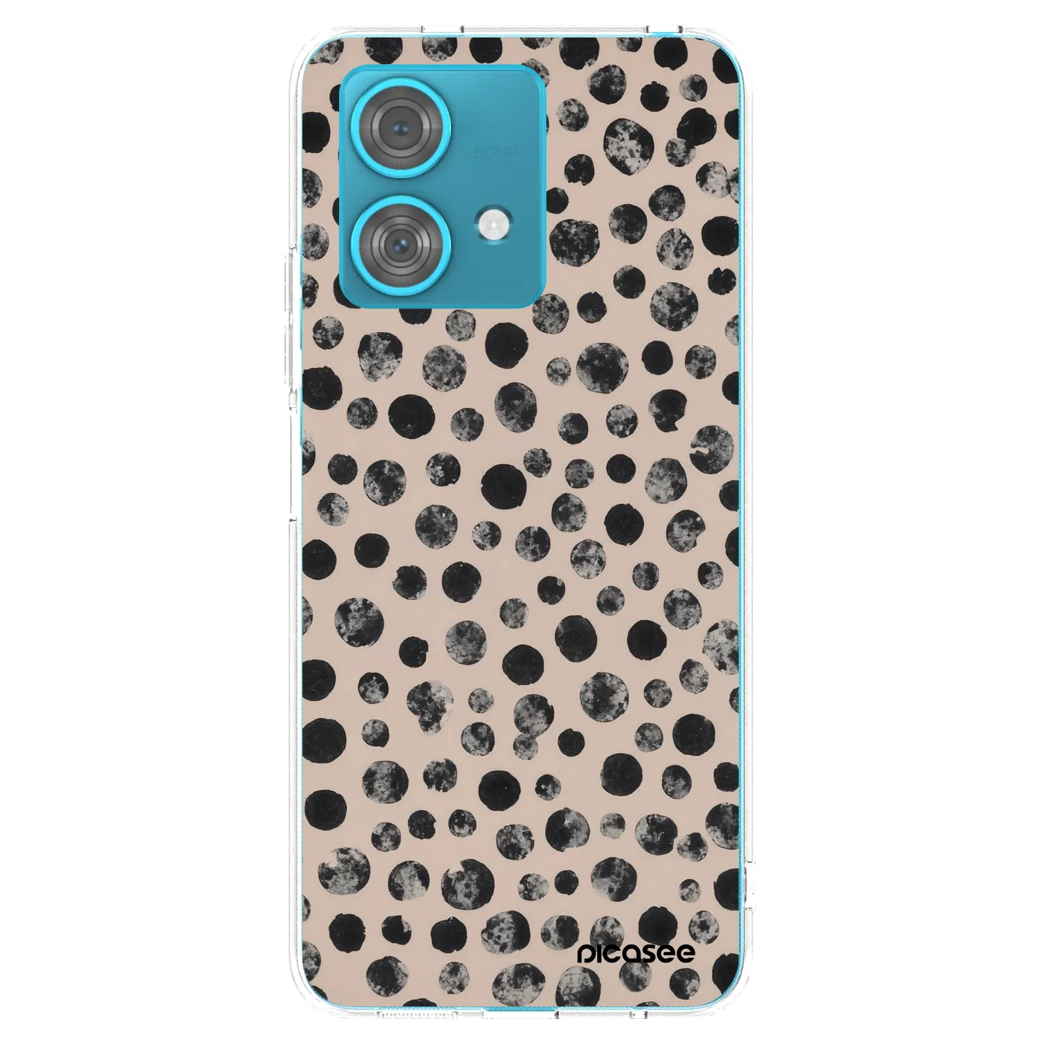 Picasee husă transparentă din silicon pentru Motorola Edge 40 Neo - Dots