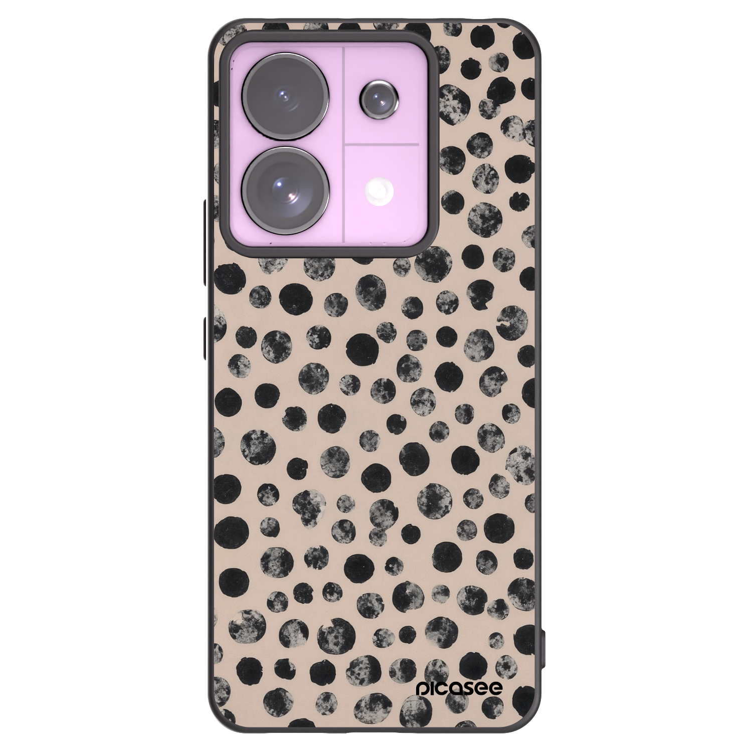 Picasee husă neagră din silicon pentru Xiaomi Redmi Note 13 Pro 5G - Dots