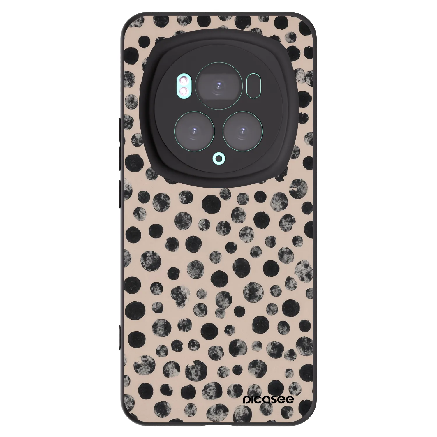 Picasee husă neagră din silicon pentru Honor Magic6 Pro - Dots