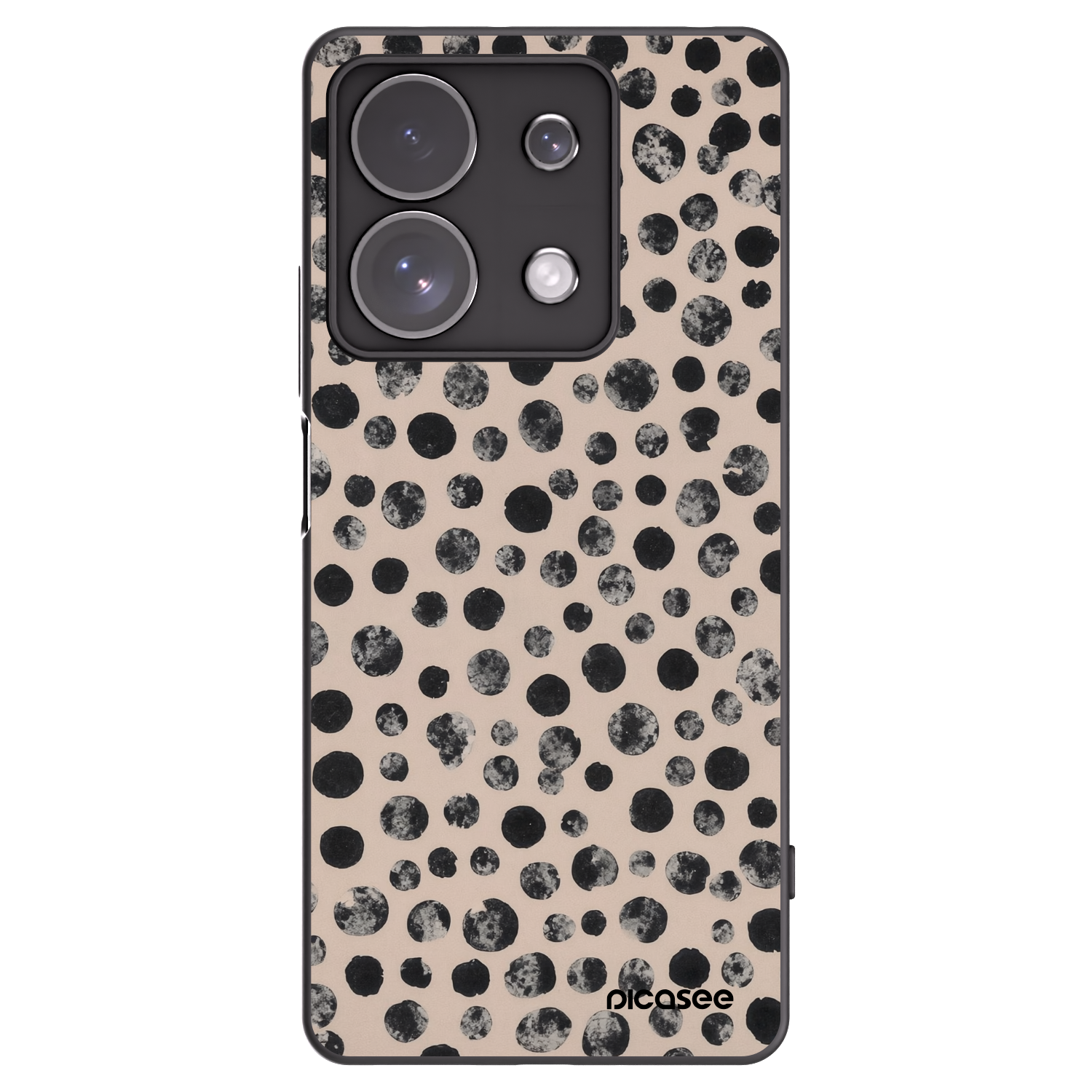 Picasee husă neagră din silicon pentru Xiaomi Redmi Note 13 Pro 4G - Dots