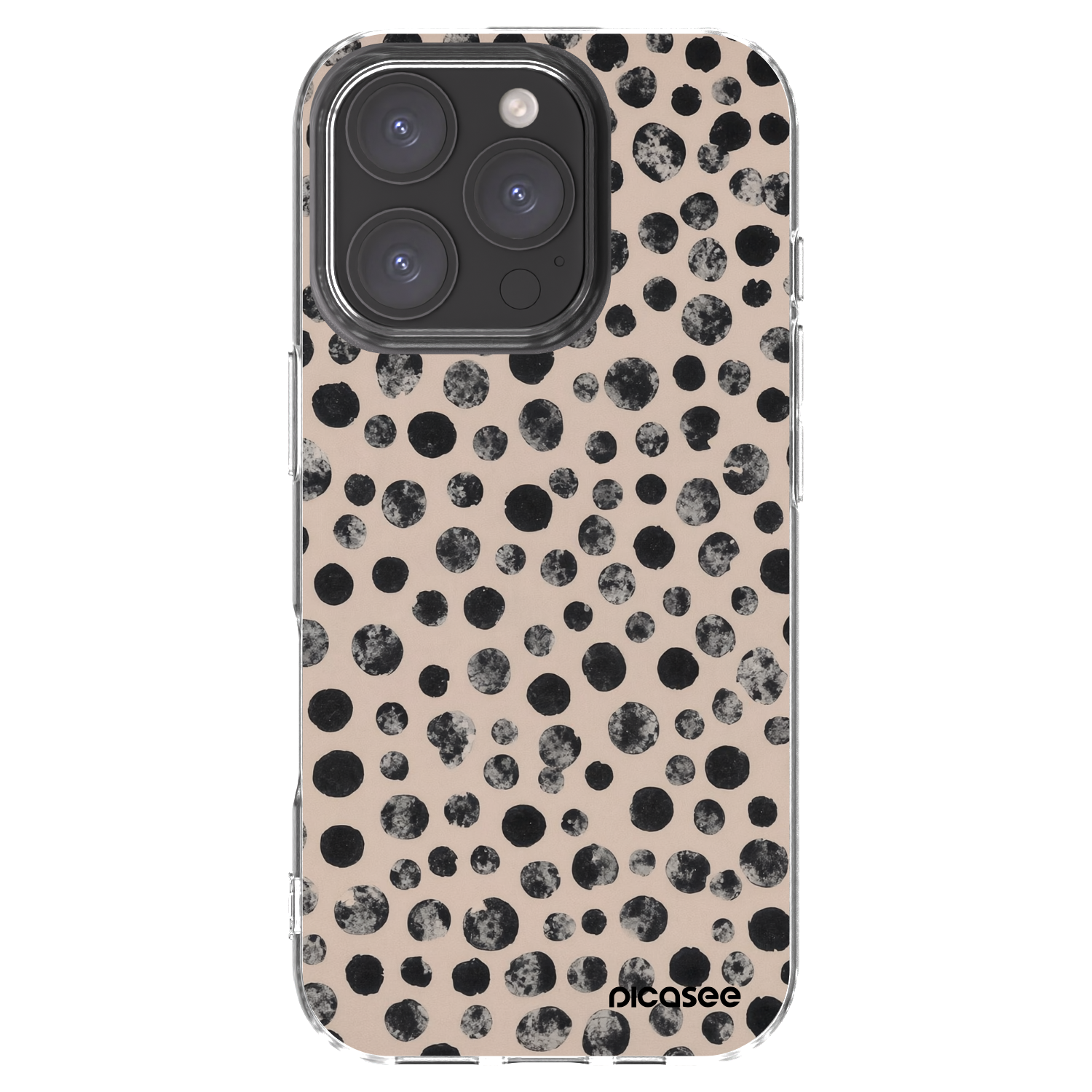 Picasee husă transparentă din silicon pentru Apple iPhone 16 Pro - Dots