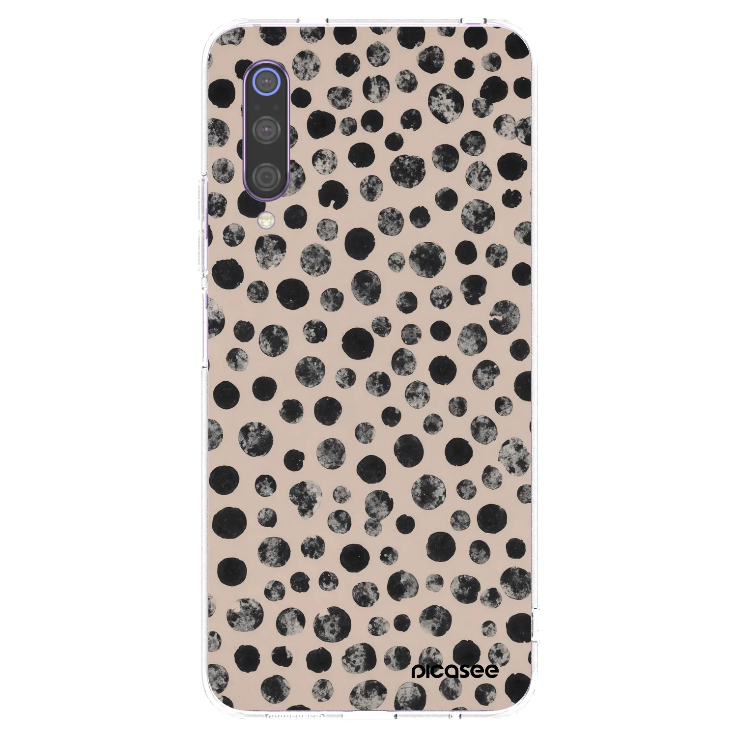 Picasee husă transparentă din silicon pentru Xiaomi Mi 9 - Dots