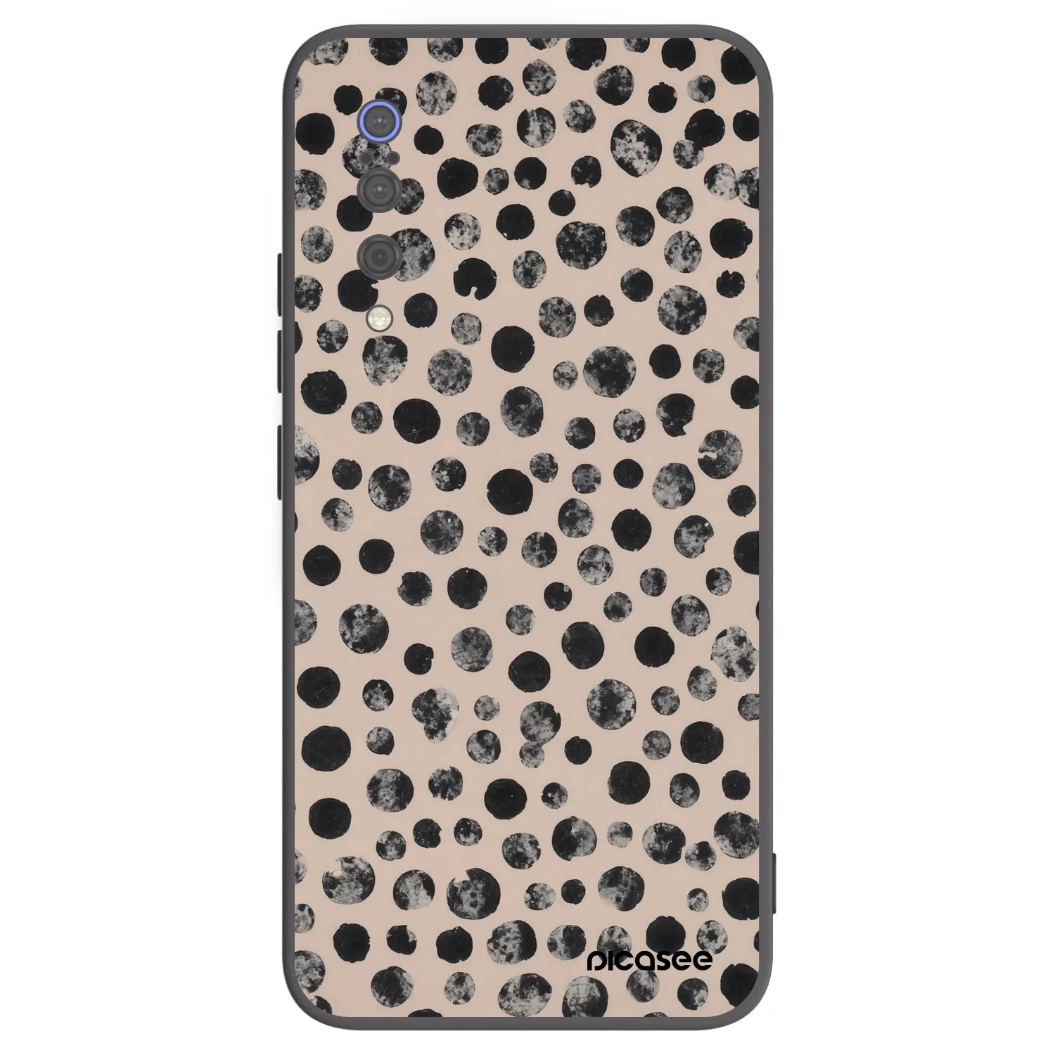 Picasee husă neagră din silicon pentru Xiaomi Mi 9 - Dots