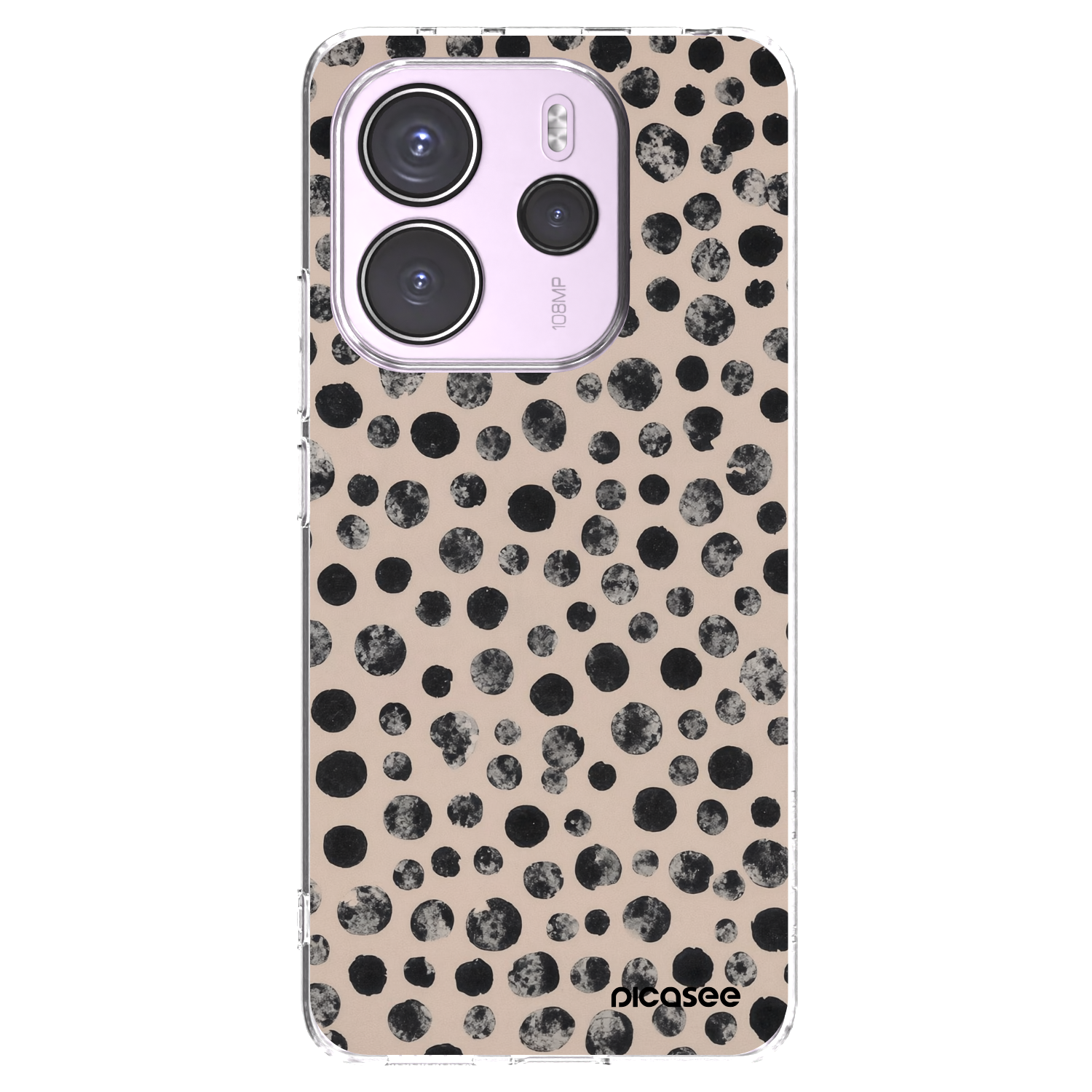 Picasee husă transparentă din silicon pentru Xiaomi Redmi Note 14 4G - Dots