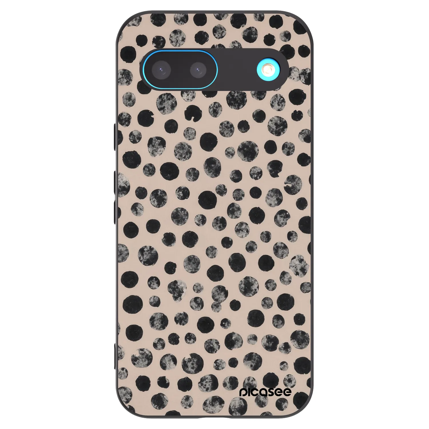 Picasee husă neagră din silicon pentru Google Pixel 8 - Dots