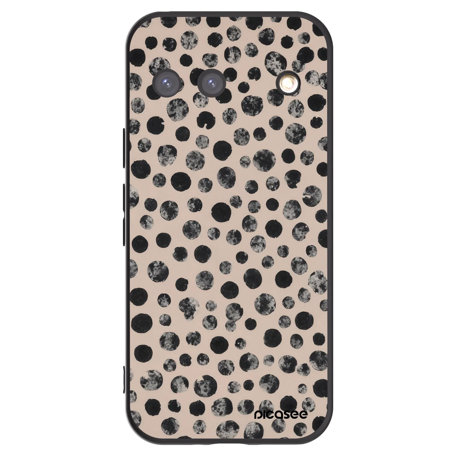Picasee husă neagră din silicon pentru Google Pixel 9 - Dots