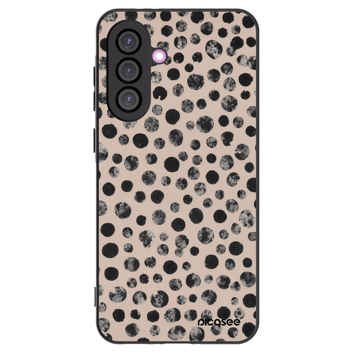 Picasee husă neagră din silicon pentru Samsung Galaxy A56 5G A566B - Dots