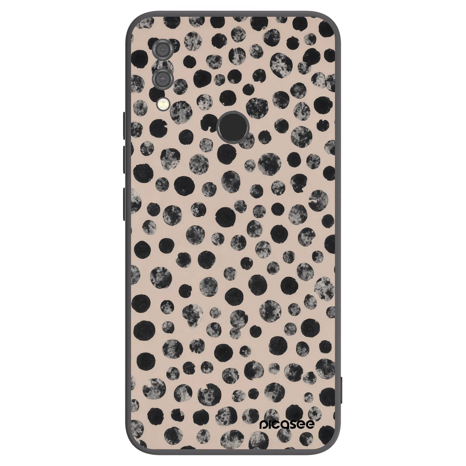 Picasee husă neagră din silicon pentru Xiaomi Redmi Note 7 - Dots