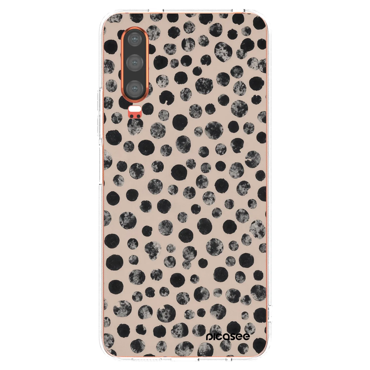 Picasee husă transparentă din silicon pentru Huawei P30 - Dots