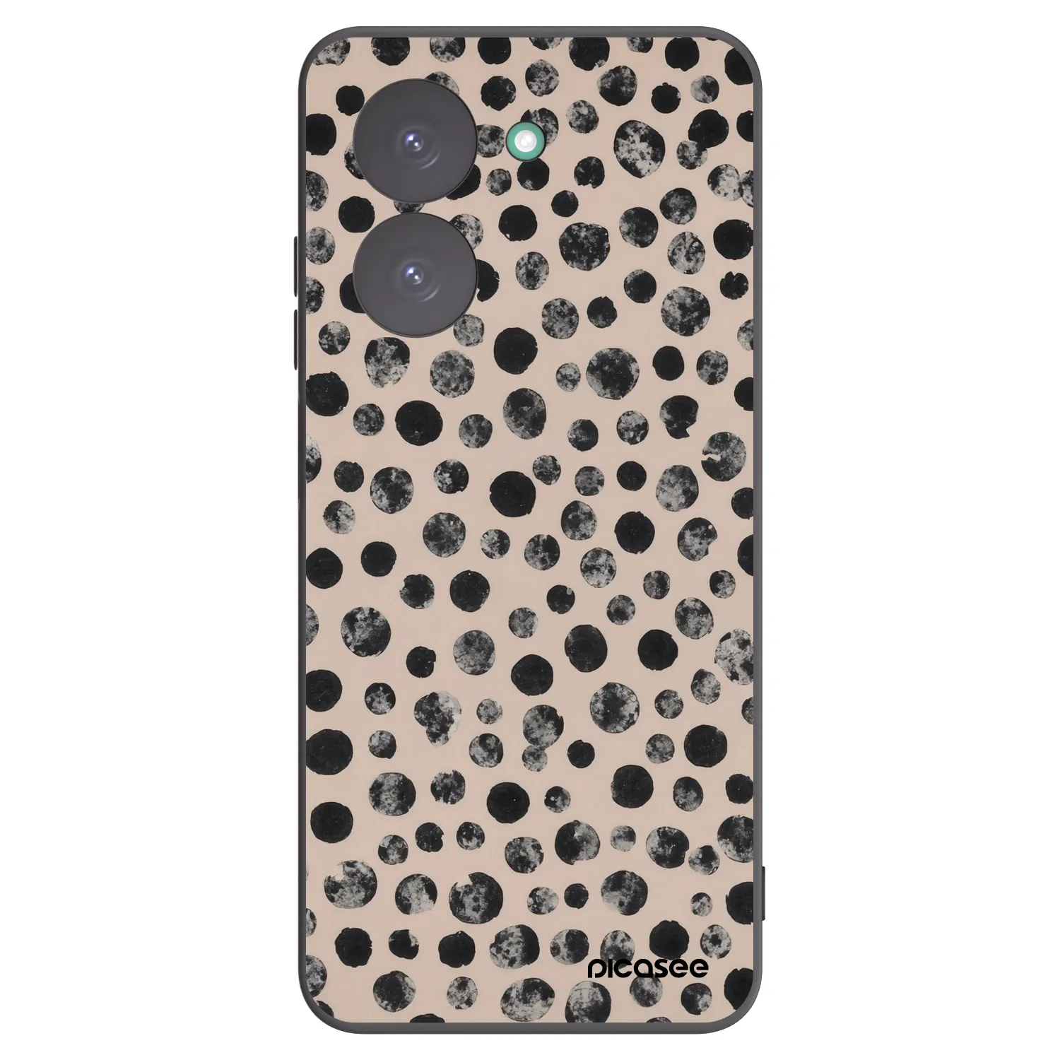Picasee husă neagră din silicon pentru Xiaomi Redmi A5 - Dots