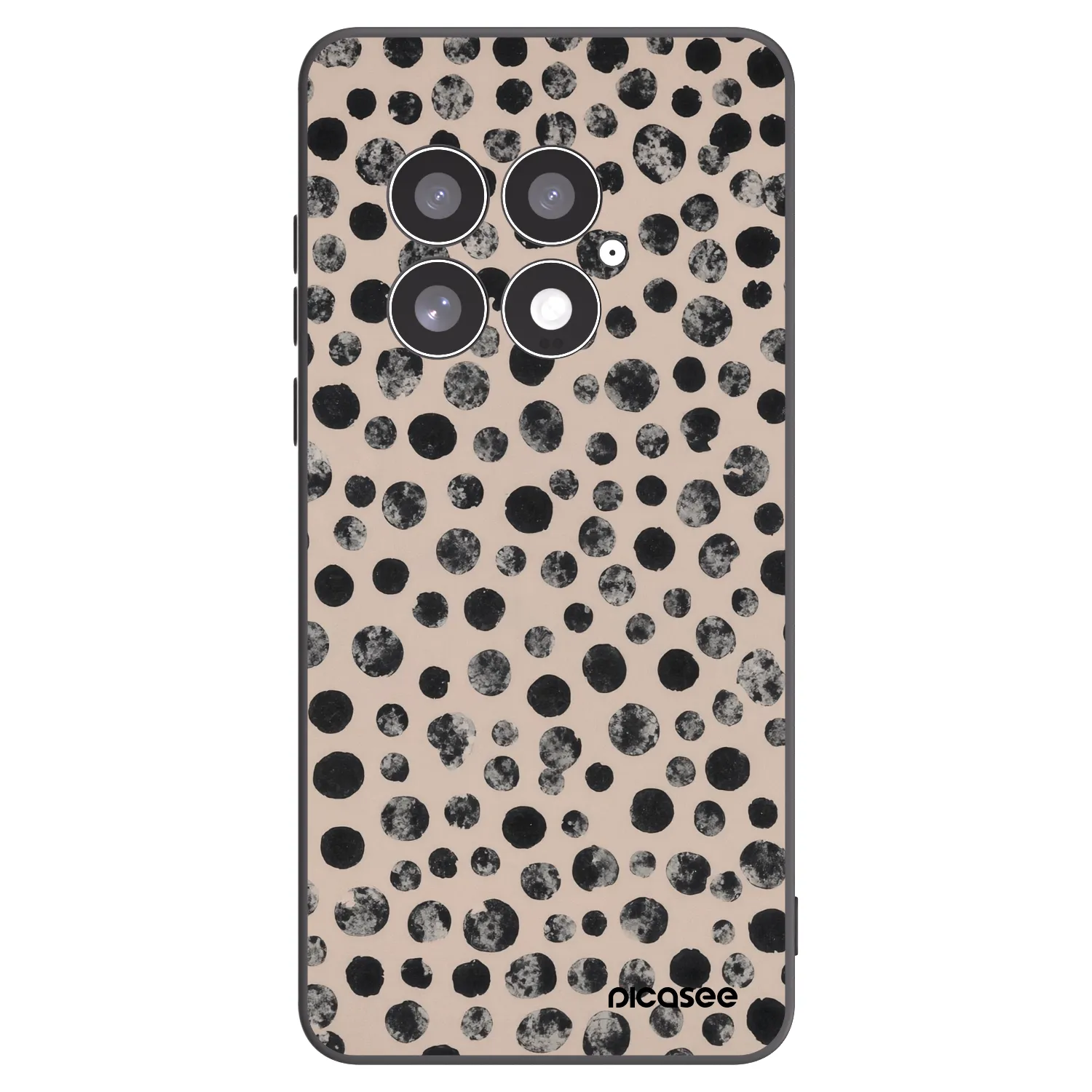 Picasee husă neagră din silicon pentru OnePlus 13 5G - Dots
