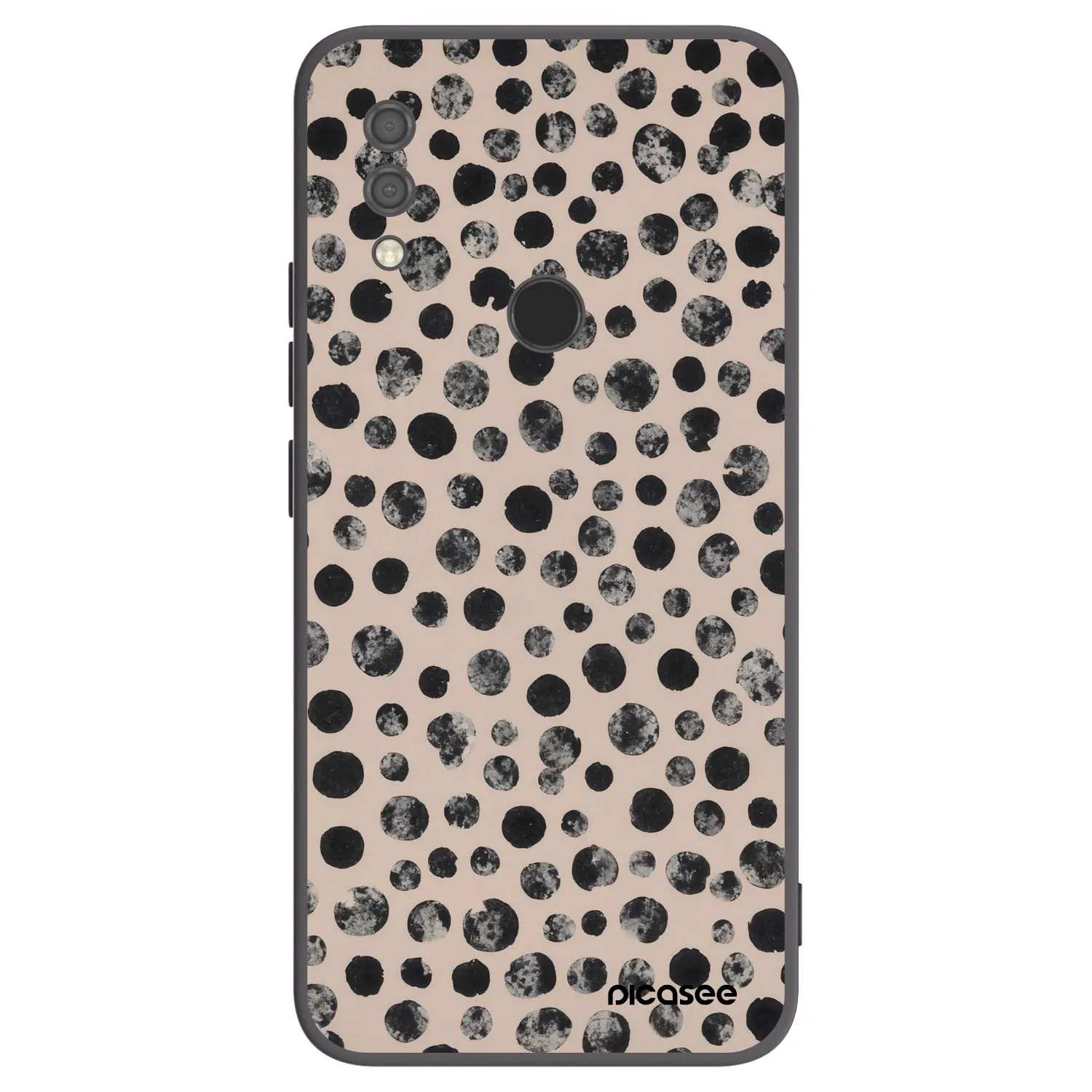 Picasee husă neagră din silicon pentru Xiaomi Redmi 7 - Dots