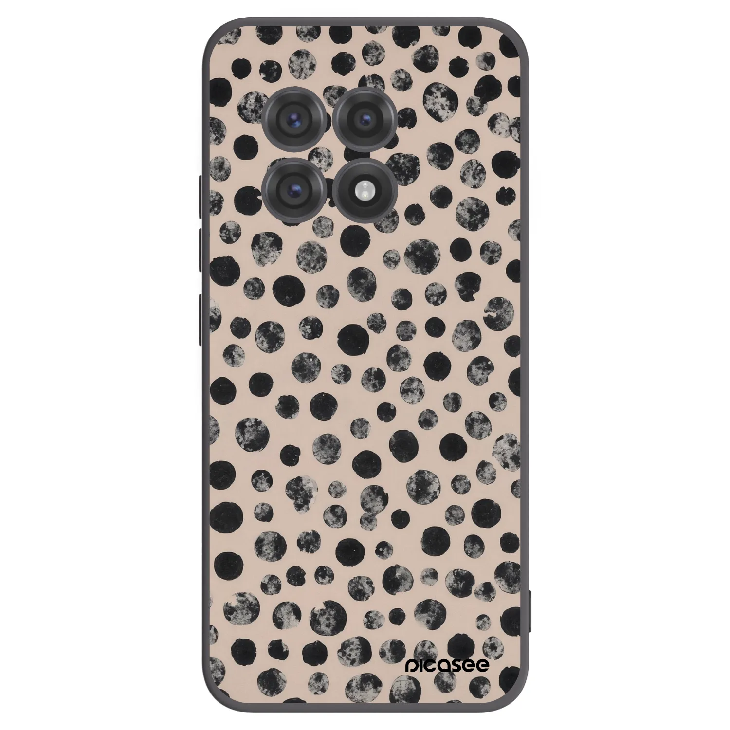Picasee husă neagră din silicon pentru OnePlus 13R 5G - Dots