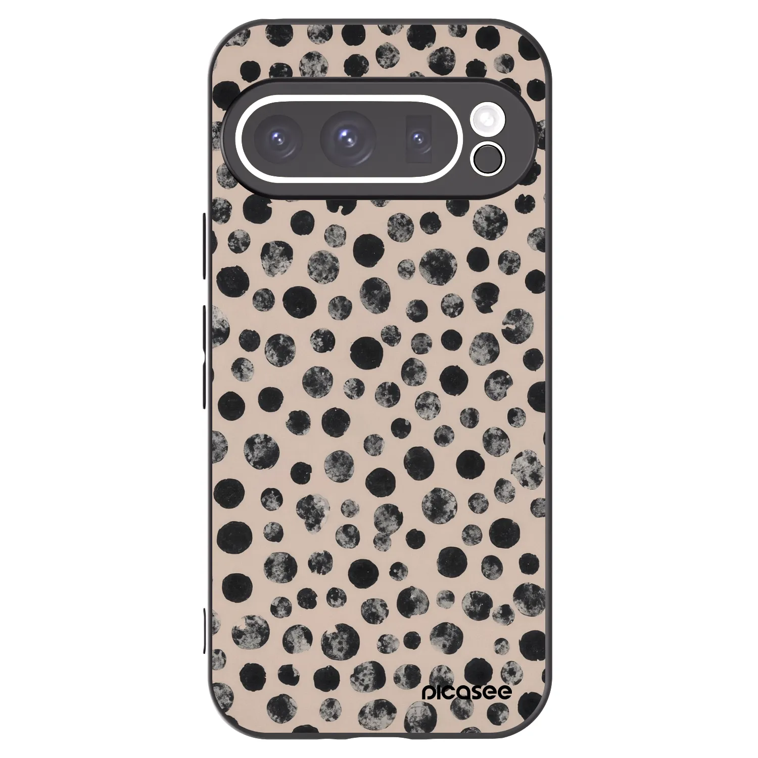 Picasee husă neagră din silicon pentru Google Pixel 9 Pro XL - Dots