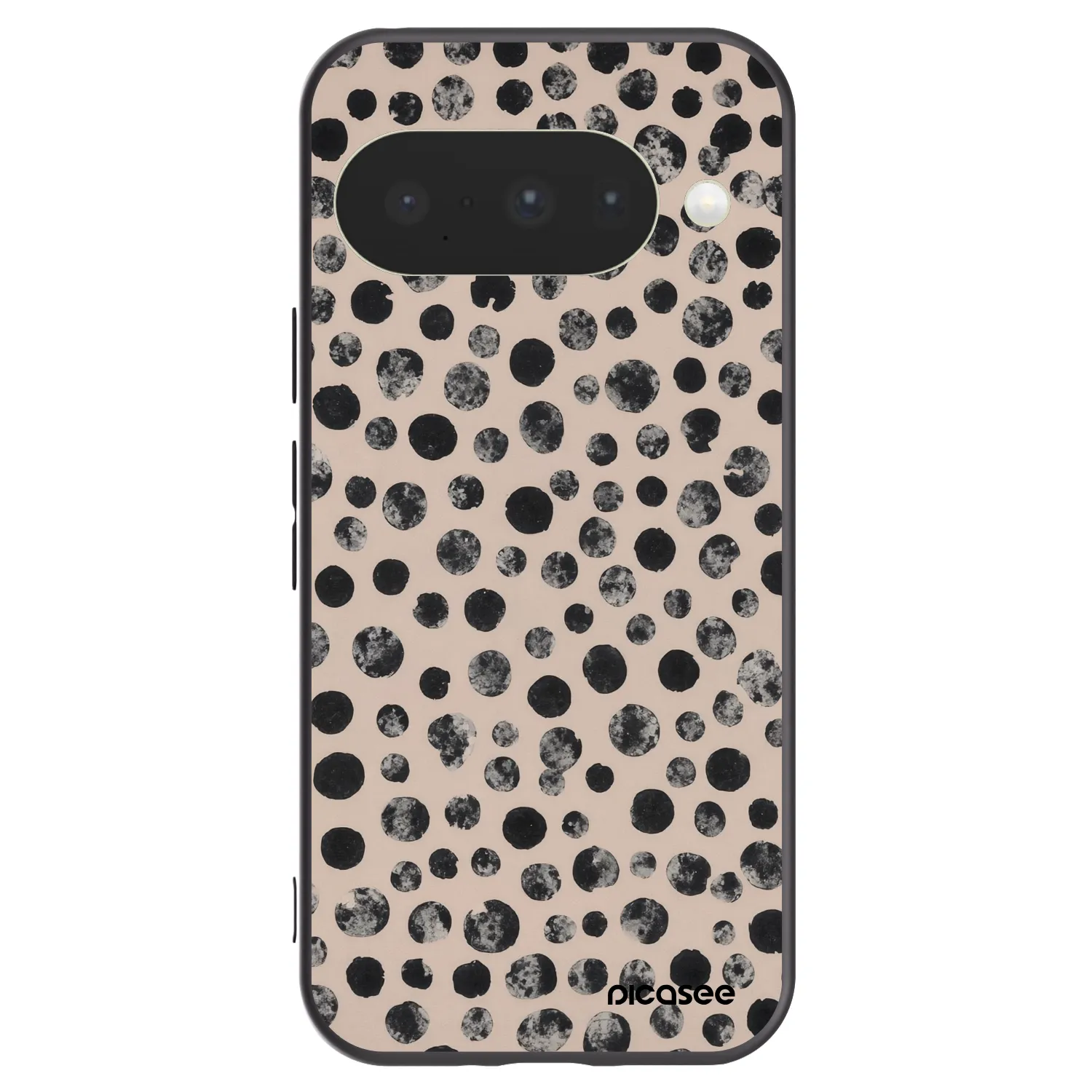 Picasee husă neagră din silicon pentru Google Pixel 10 - Dots