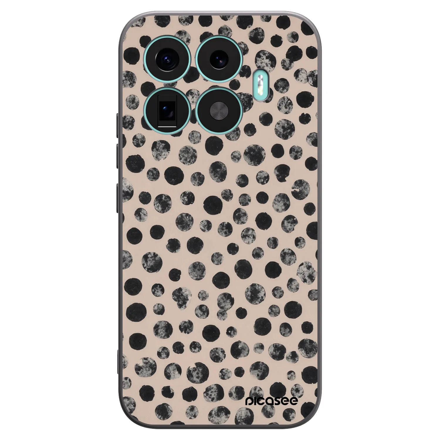 Picasee husă neagră din silicon pentru Xiaomi 17T - Dots
