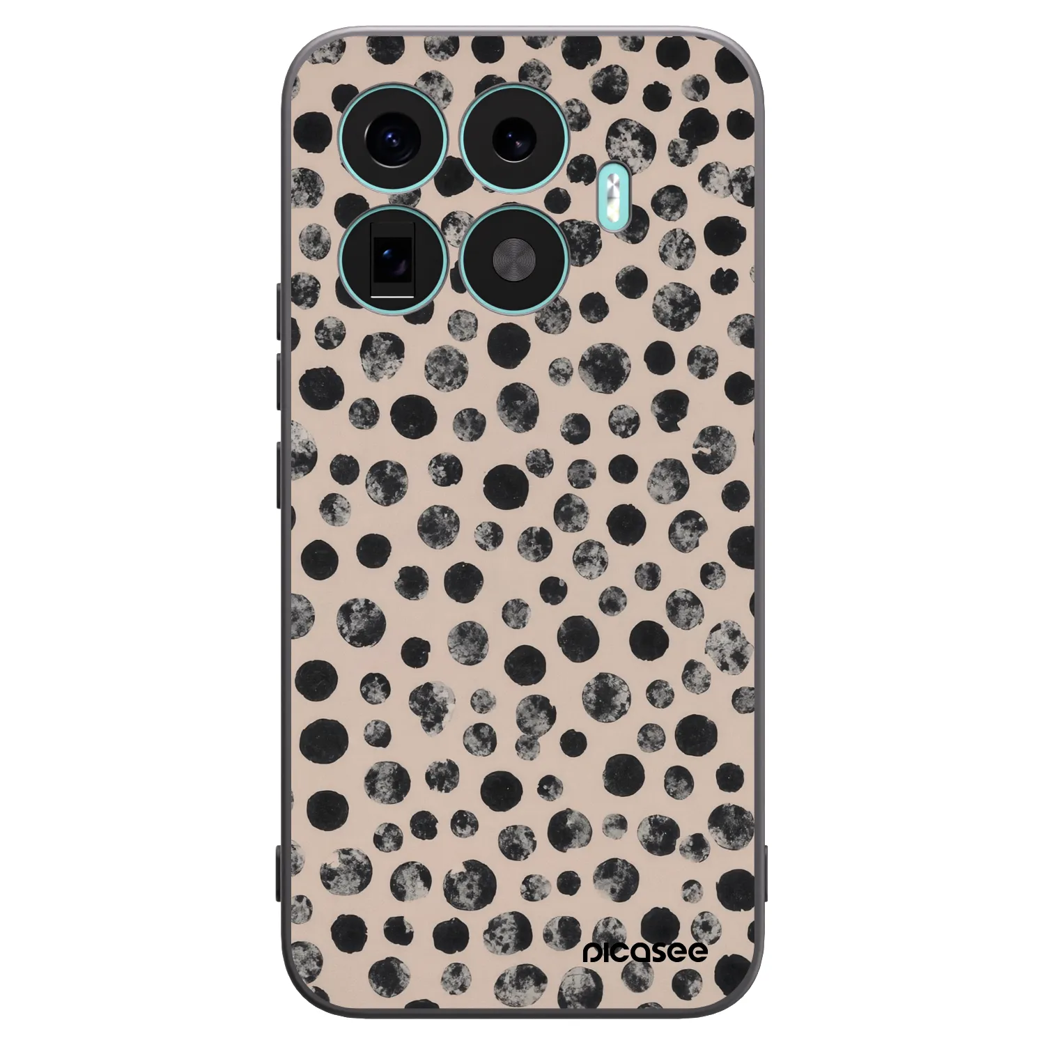 Picasee husă neagră din silicon pentru Xiaomi 17T Pro - Dots