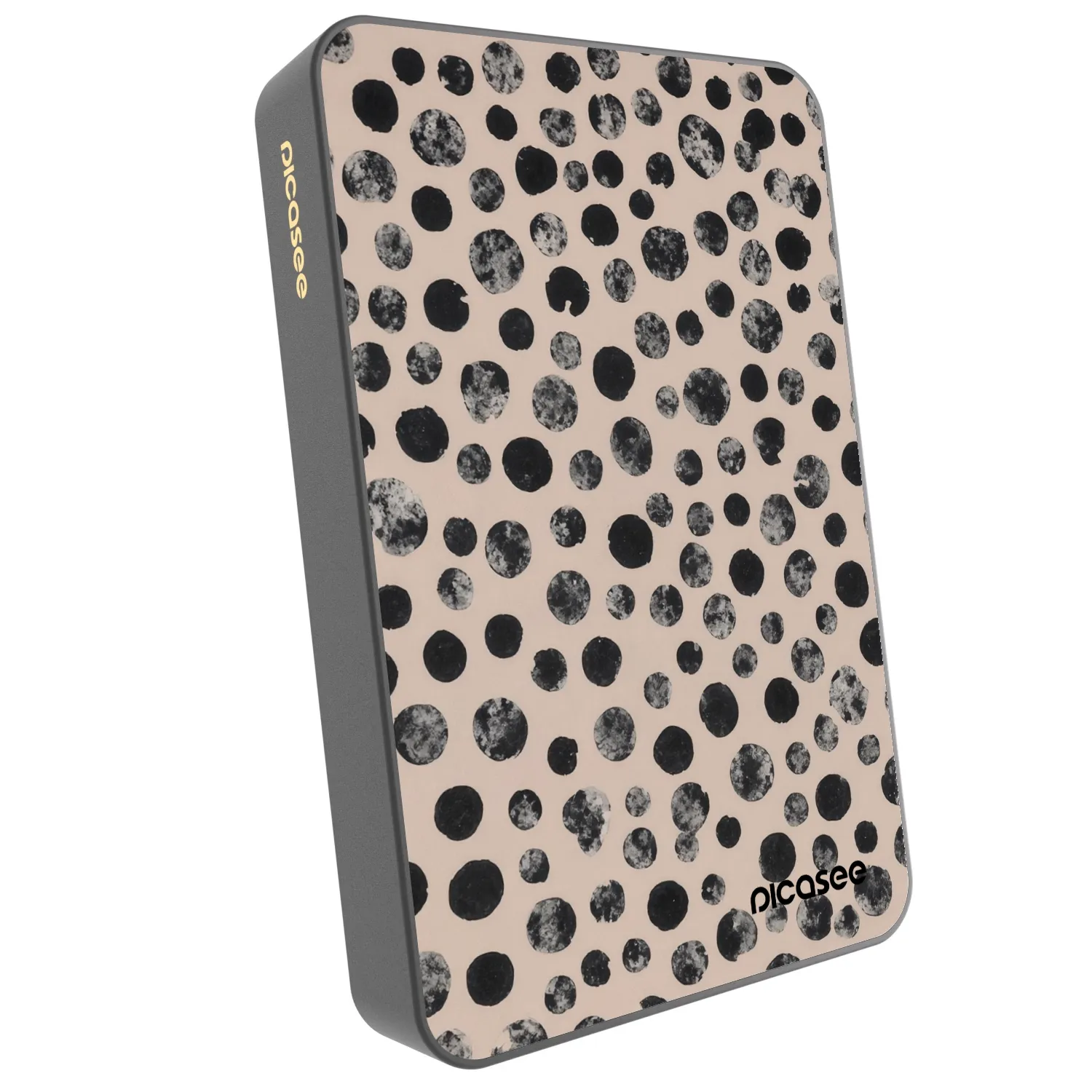 Picasee Powerbank cu MagSafe 10 000 mAh Gri - Dots