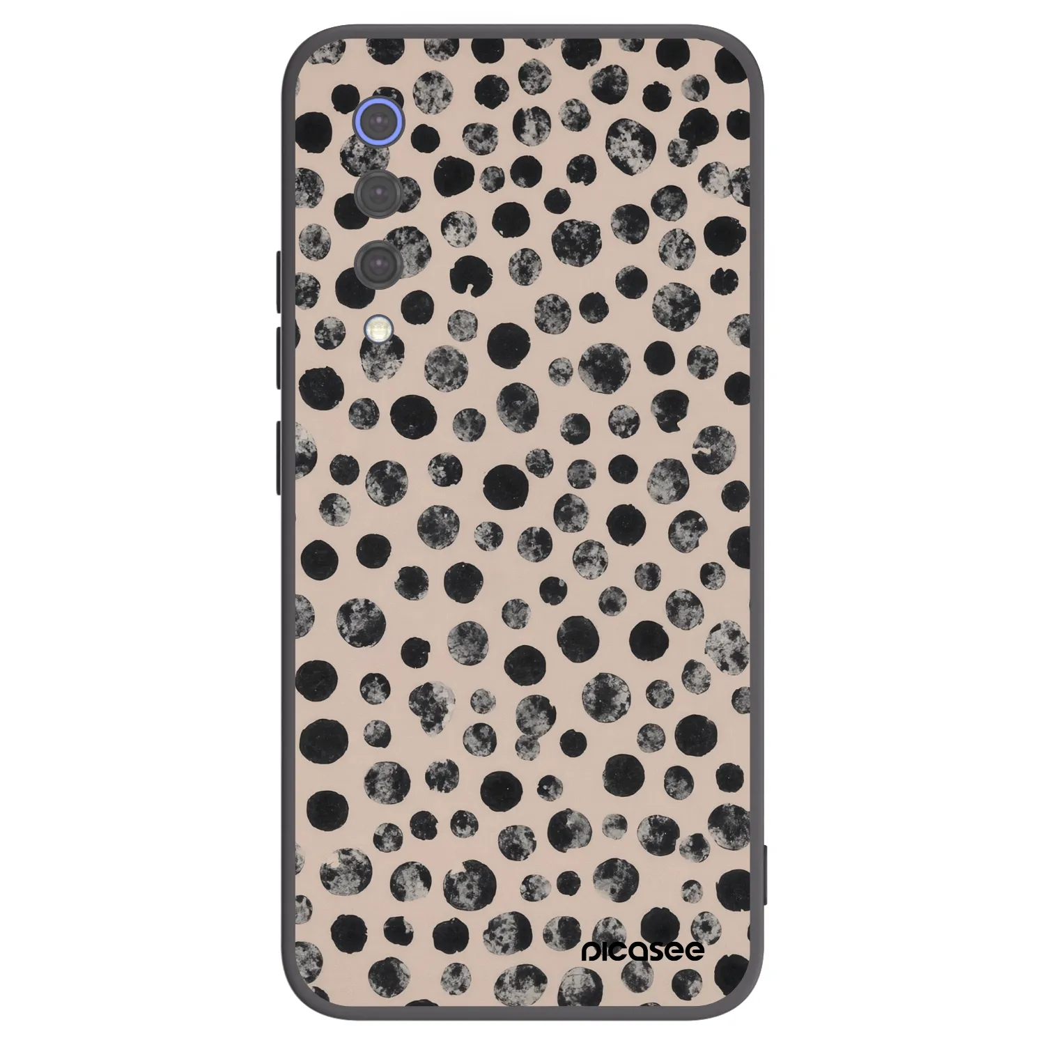 Picasee husă neagră din silicon pentru Xiaomi Mi 9 SE - Dots