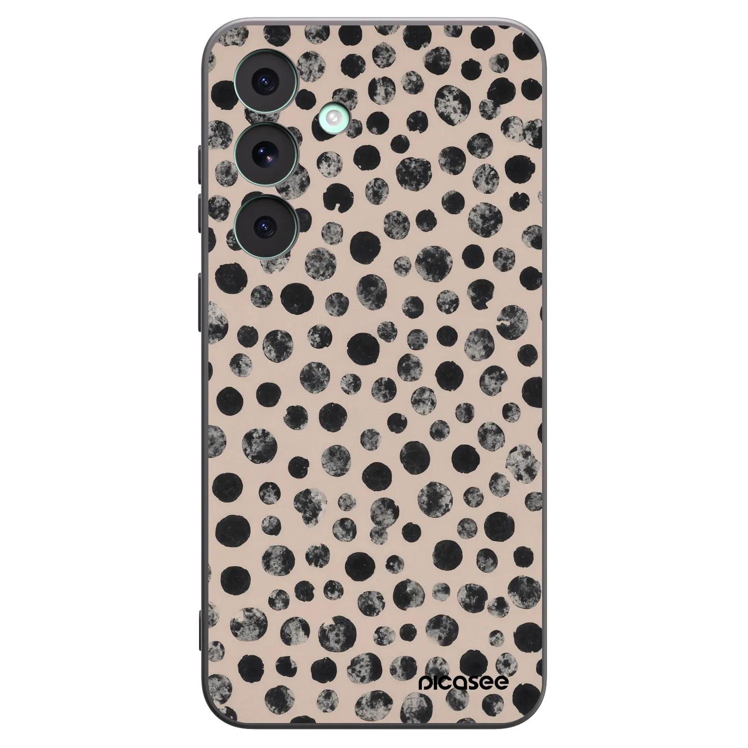 Picasee husă neagră din silicon pentru Samsung Galaxy S26 FE - Dots