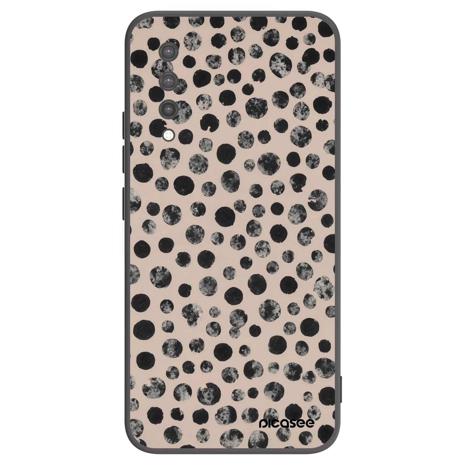 Picasee husă neagră din silicon pentru Xiaomi Mi 9 Lite - Dots