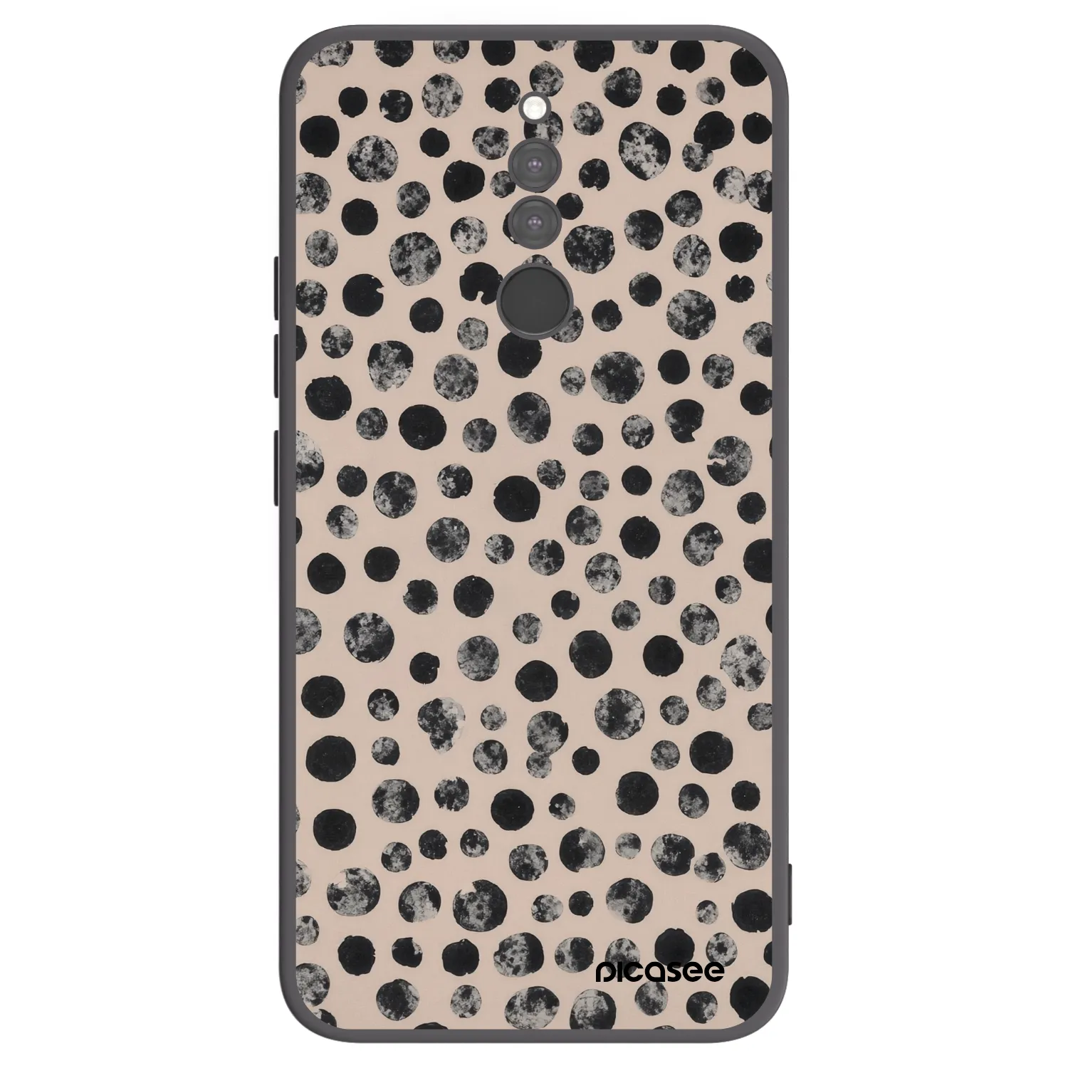 Picasee husă neagră din silicon pentru Xiaomi Redmi 8 - Dots