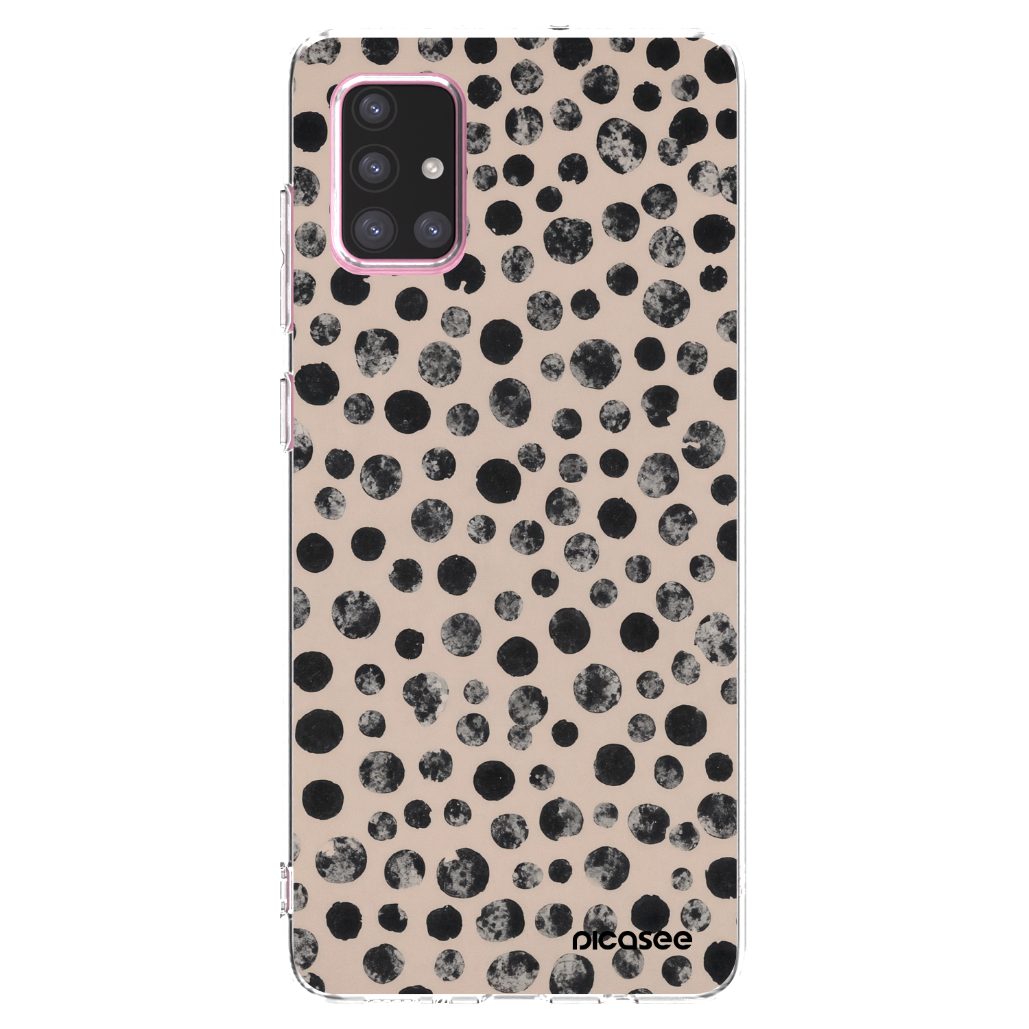 Picasee husă transparentă din silicon pentru Samsung Galaxy A71 A715F - Dots