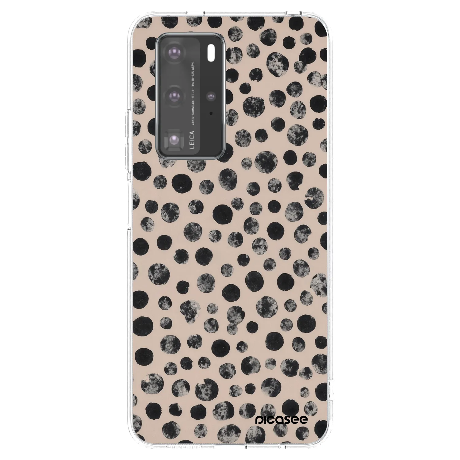 Picasee husă transparentă din silicon pentru Huawei P40 Pro - Dots