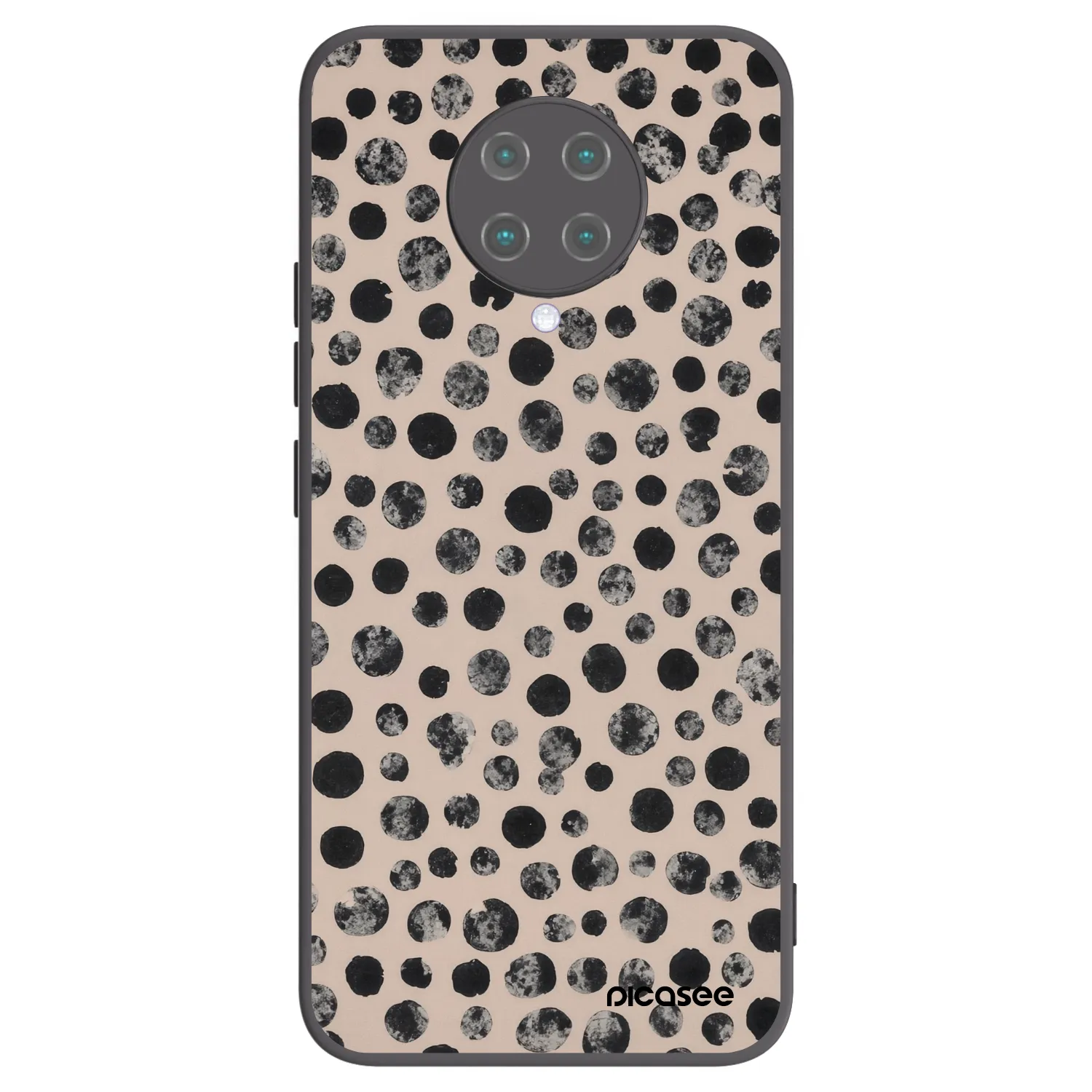 Picasee husă neagră din silicon pentru Xiaomi Poco F2 Pro - Dots