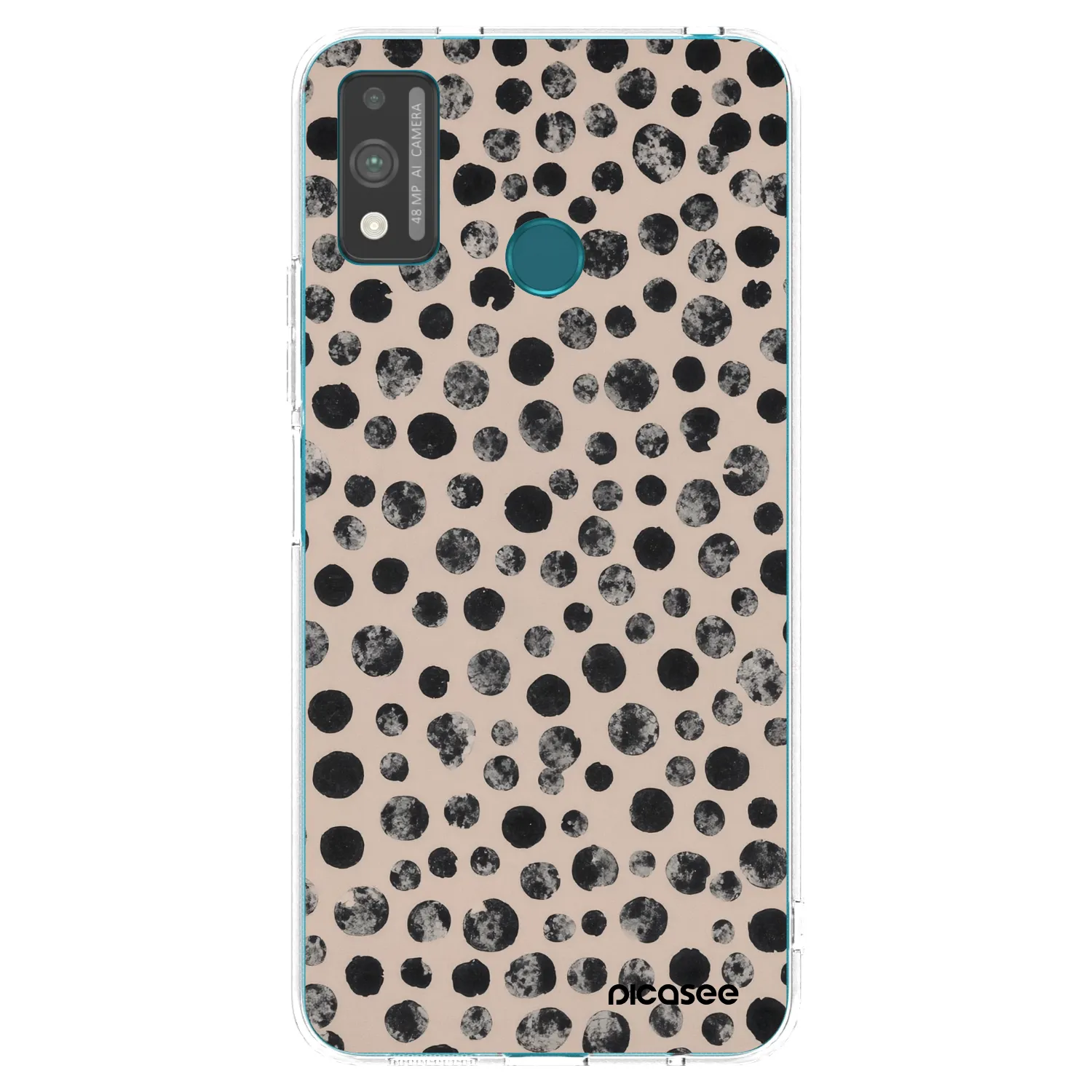 Picasee husă transparentă din silicon pentru Honor 9X Lite - Dots