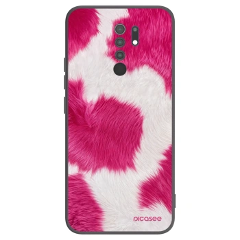 Picasee husă neagră din silicon pentru Xiaomi Redmi 9 - Pink Moo