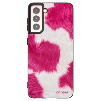 Picasee husă neagră din silicon pentru Samsung Galaxy S21 5G G991B - Pink Moo