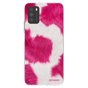 Picasee husă transparentă din silicon pentru Xiaomi Poco M3 - Pink Moo