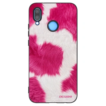 Picasee husă neagră din silicon pentru Huawei P20 Lite - Pink Moo