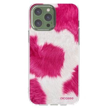 Picasee husă transparentă din silicon pentru Apple iPhone 13 Pro Max - Pink Moo
