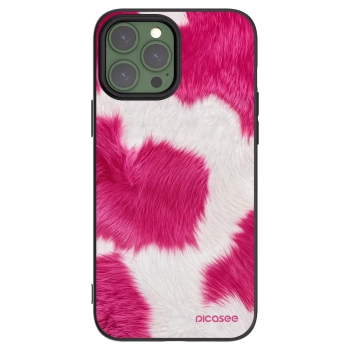Picasee husă neagră din silicon pentru Apple iPhone 13 Pro Max - Pink Moo