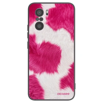 Picasee husă neagră din silicon pentru Xiaomi Poco F3 - Pink Moo